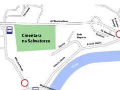Utrudnienia przy Cmentarzu Salwatorskim w Krakowie. Zmiany od 31 października