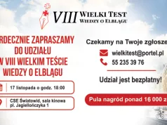 Zapraszamy na VIII Wielki Test Wiedzy o Elblągu. Pula nagród ponad 16 tys. zł!