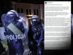 Policja podsumowuje działania przed TK. "Przedstawiamy rzeczywisty przebieg wydarzeń"