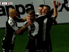 Skrót meczu Sandecja Nowy Sącz - Olimpia Grudziądz. Euforia dzięki Dankowi