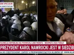 Prezydent szarpany podczas wejścia do budynku TK. „Grozi 20 lat pozbawienia wolności”