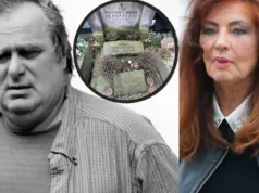 Grób Perepeczki świecił pustkami. Teraz wdowa pokazała nowy pomnik